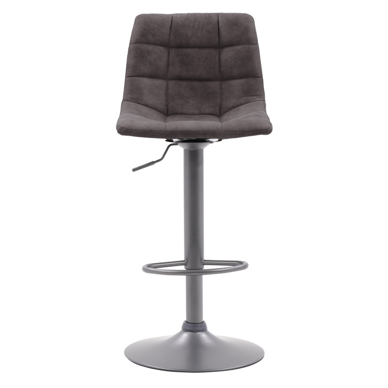Tabouret pivotant à hauteur réglable, Brun
