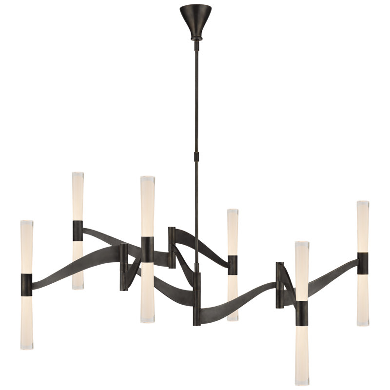 AERIN Brenta Grande Chandelier, Bronze