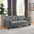 Velours gris est en rupture de stock