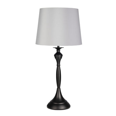 Antibes Candlestick Style Metal Table Lamp