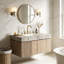 Meuble-lavabo flottant avec espace de rangement multifonctionnel et 3 trous de robinet pré-percés-1346933689-1346933636