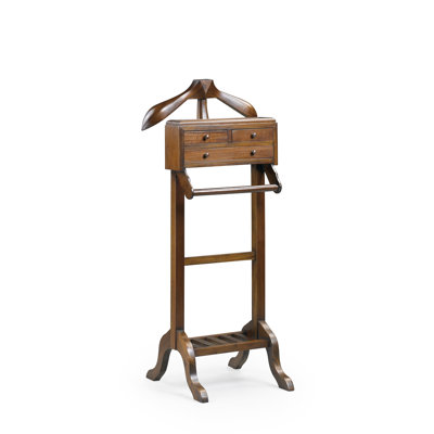 Solid Wood Freestanding Valet Stand