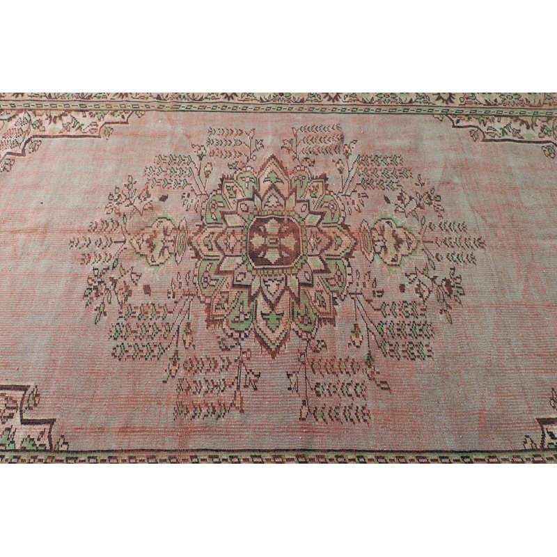 Tapis turc antique - grand tapis tissé rétro pour décorer un salon ou un salon