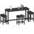 Mellisha 3-Person Counter Height Dining Set-825189346