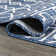 Ramadan Tribal Bohemian Blue/Ivory Indoor/Outdoor Rug