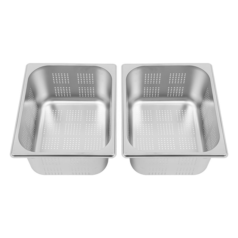  Callier Stainless Steel ​Steam Table Pan Set of Two