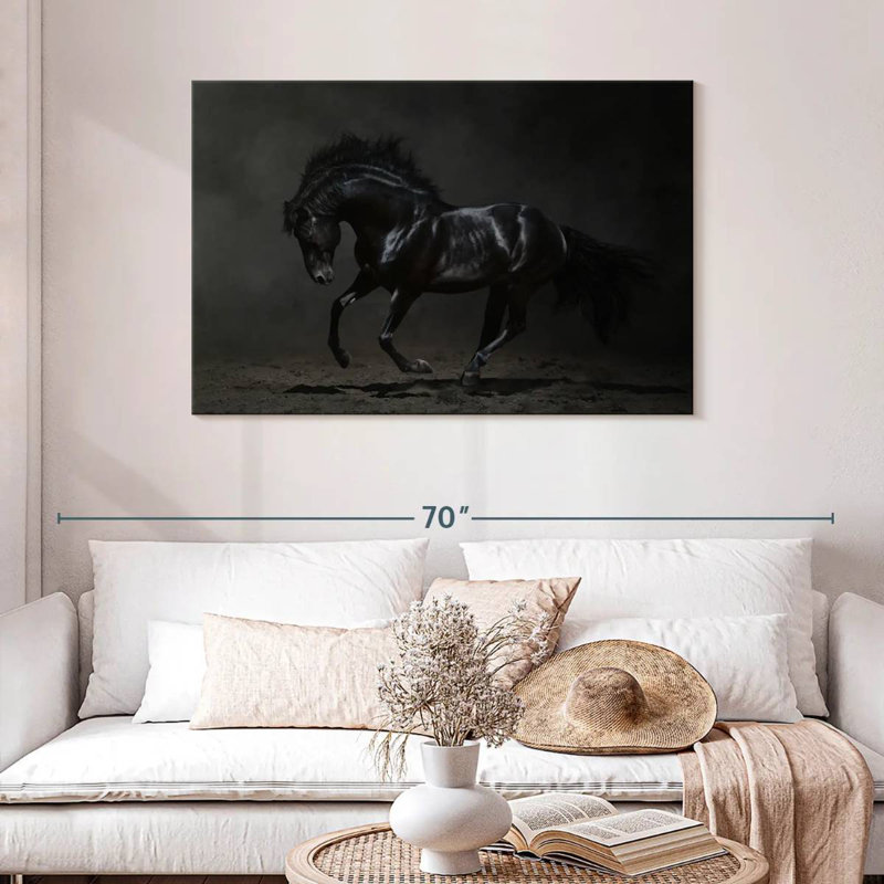 Brampt Dark Horse, 30" H x 45" W