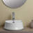 Whitehaus 17" Above Mount/ Vessel Lavatory Basin With Single Faucet Drilling And Overflow
