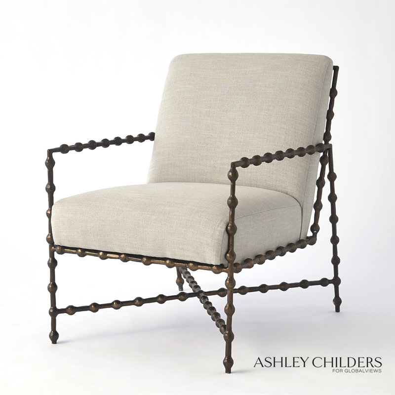 Elder Lounge Chair-Bronze-Cambric Stone
