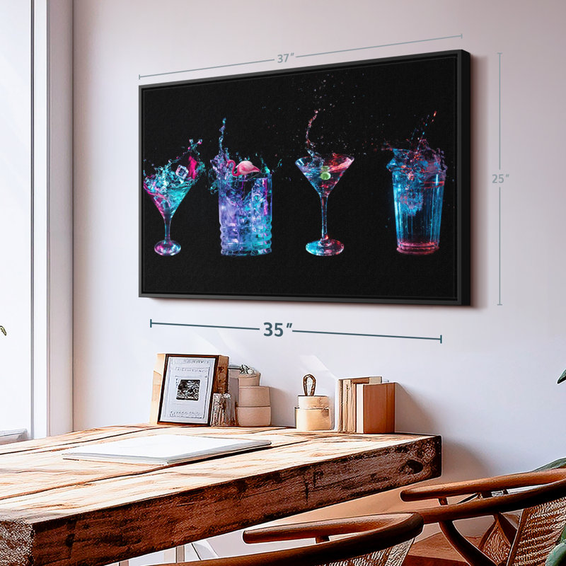 «Food and Drink», impression sur toile «Food and Drink», H 25 po x l 37 po