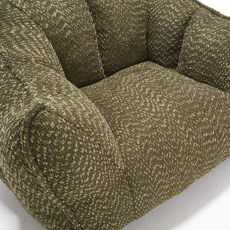 Boneless Cloud Comfy Sofa, Seat Tewkesbury Couch for Living Room, No Assemble, Chenille, Olive Green, 2