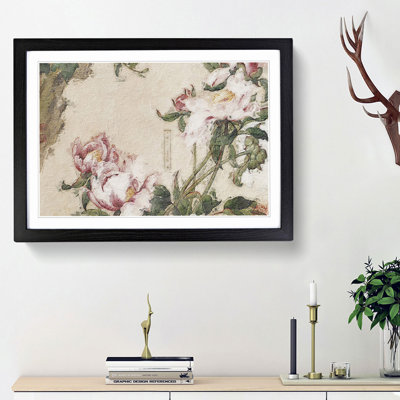 Peony Flowers by Lang Shining - Picture Frame Painting Print