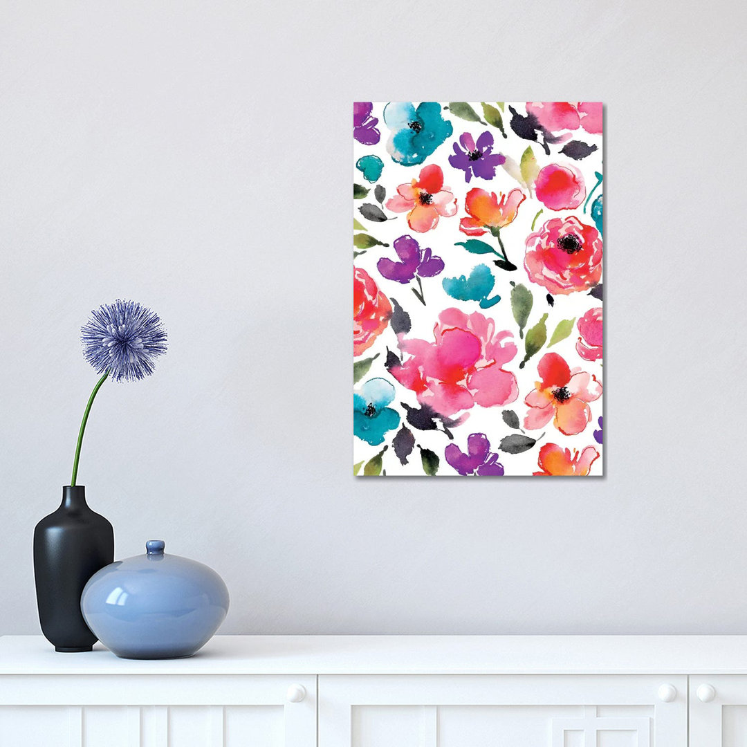 Blooms by Joy Ting - Wrapped Canvas Gallery-Wrapped Canvas Giclée