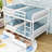 Two Drawers Rubber Wood Bunk Bed-1268994106-1268994101