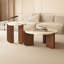 Table basse style français avec pieds en teck-106616805