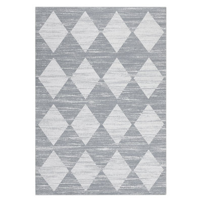 Geometric Machine Washable Area Rug Modern Non Slip Rugs for Living Room Bedrooms Foldable Rugs for Playroom Office Kitchen Rugs