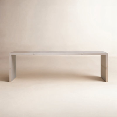 Jules Stainless Steel Bench