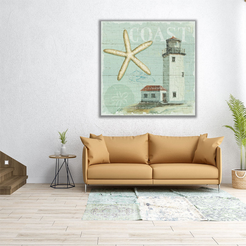 Beach House II - reproduction d'art sur toile, H 20 po x l 20 po