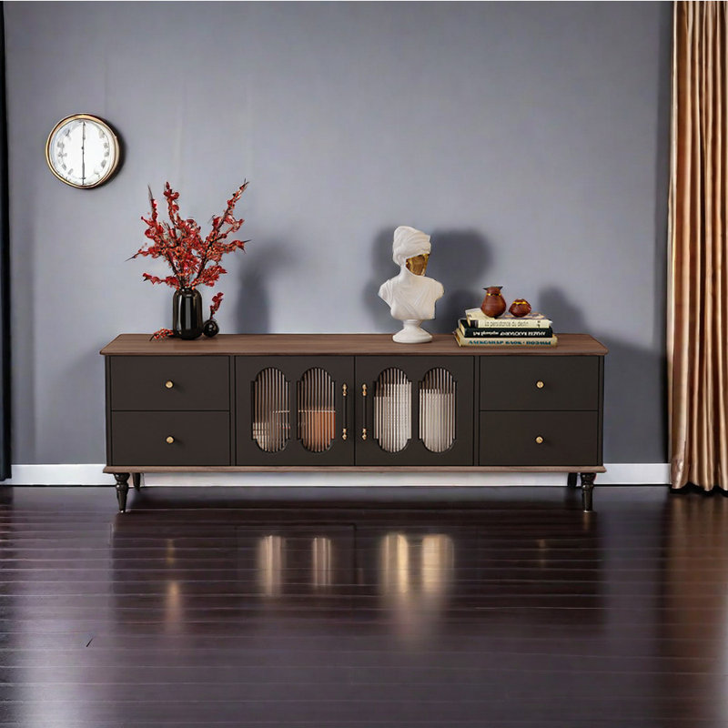 Crédence de rangement pour meuble télé American Style