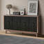 Buffet de style Mid-Century avec pieds en bois massif et armoire de rangement 60 "Cenza-1217017352-1217017357