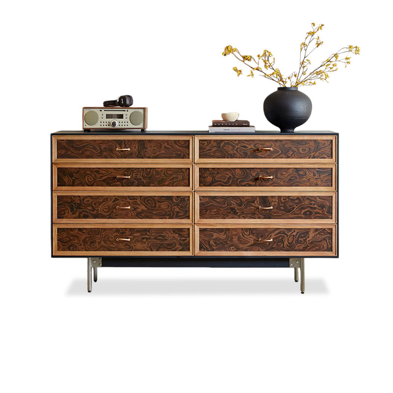 Buffet décoratif en bois massif