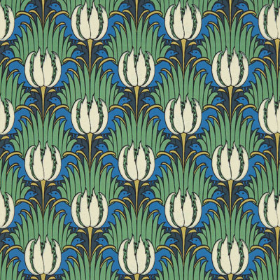 Tulip & Bird Wallpaper