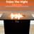 25" H 42" W Fire Pit Table Outdoors, Steel, Black, Functional Gathering Steel Outdoor, X W, User- Operation