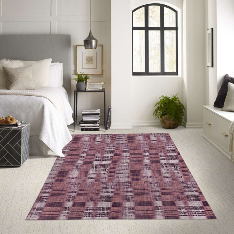 Abstract Indoor / Outdoor Rug, Rectangle 2' x 3'