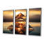 Cydny - Ensemble de salon mural art abstrait paysage-108316217-108316218