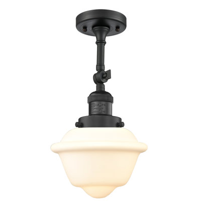Baptiste Glass Semi Flush Mount