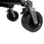 Chariot pliant pliable extra long de 300 L et 49 po avec hayon arrière, grandes roues de 7 po x 4 po tout-terrain, chariot de plage Chariot de plage pliable robuste de 400 lb pour le camping de sports de jardin