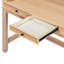 Ensemble de table de salle à manger 4 pièces pour 3 personnes, ensemble de table et chaises de cuisine rétro avec 3 tiroirs de rangement-130207853-130207854-130207857