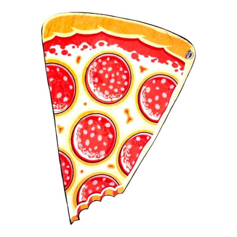 CozyCrust Pizza Slice Plush Throw Blanket