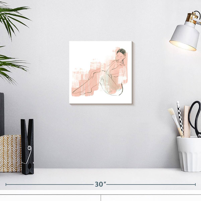 Leisha Colorblock Figure I, 10" H x 10" W