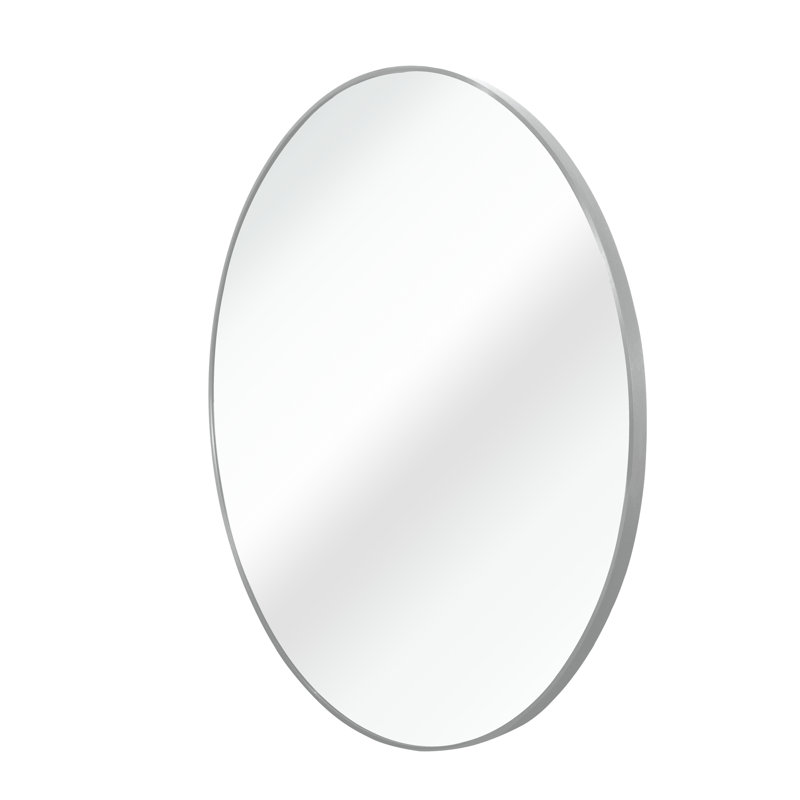 Miroir de salle de bain traditionnel argenté 39 po - Verre Hd 4 mm