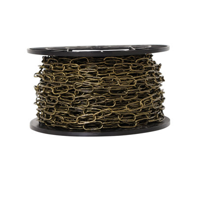 Decorative Solid Spanish Link Chain or Chain Break (164 Feet)
