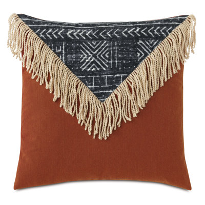 Seydou Fringed Sunbrella® Outdoor Throw Pillow
