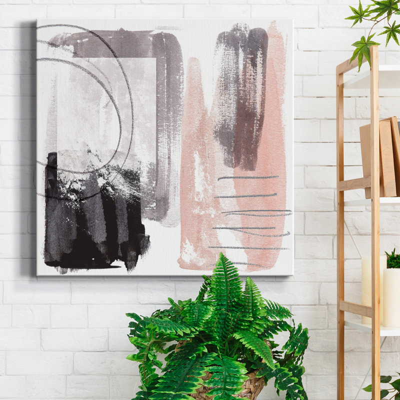 Coexistance III - reproduction encadrée de qualité supérieure - prête à être accrochée, H 26,5 po x l 26,5 po x P 1,5 po