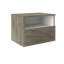 Hailey 49cm W Manufactured Wood Bedside Table
