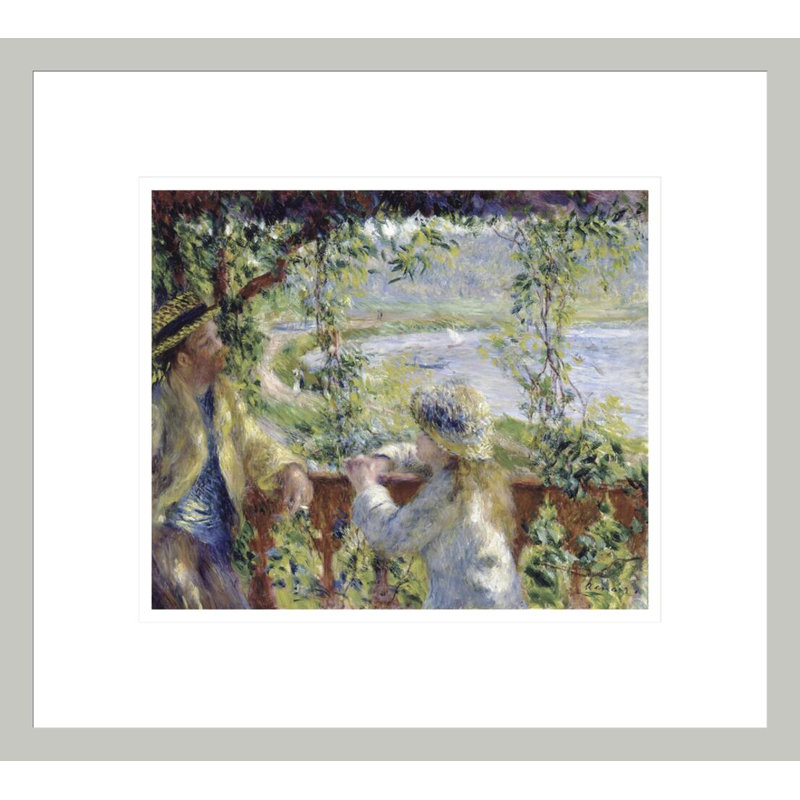 «By the Water» par Pierre-Auguste Renoir, impression giclée encadrée, 13,75 po H x 15,22 po L