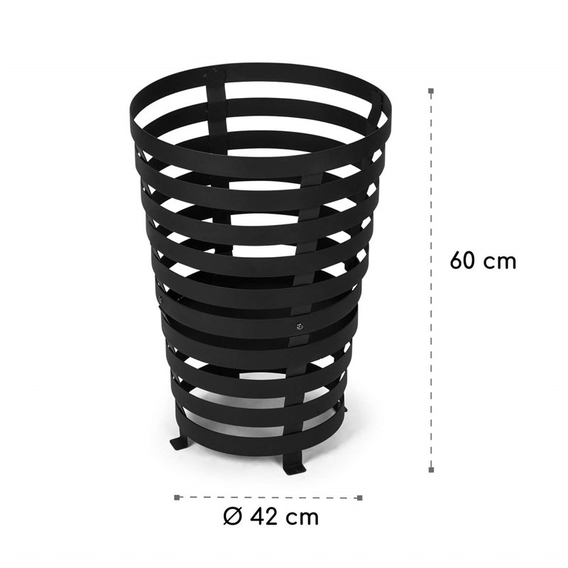 Round Steel Wood Burning Smokeless Fire Pit
