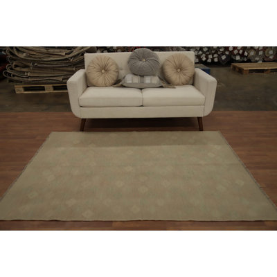 Vegetable Dye Wool Kilim Handwoven Rug 5x6