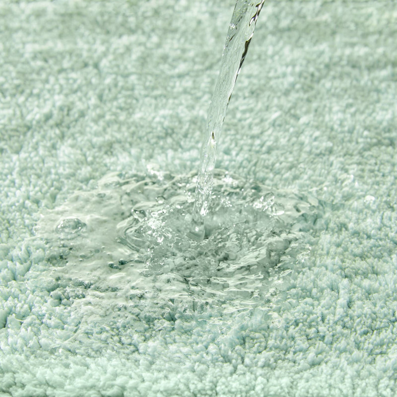 Tapis pour salle de bain réversible 100% coton 24 x 44 po 3000 g / m² - lourd, lavable à la machine, facile d'entretien