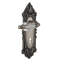 Crystal Parlor Interior Mortise Door Lever with Victorian Long Plate-651459967