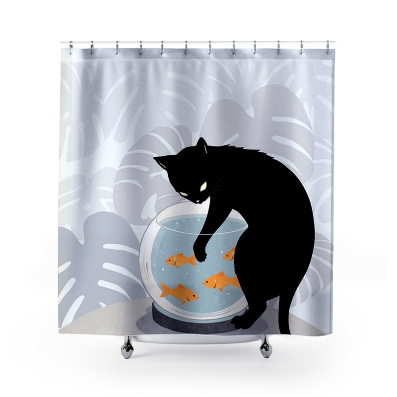 Katt Shower Curtain
