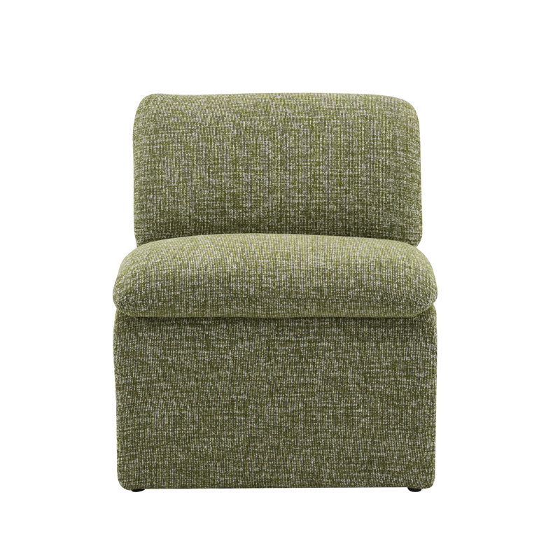 Chaise d'appoint innovante Elegance Jaeda, Vert