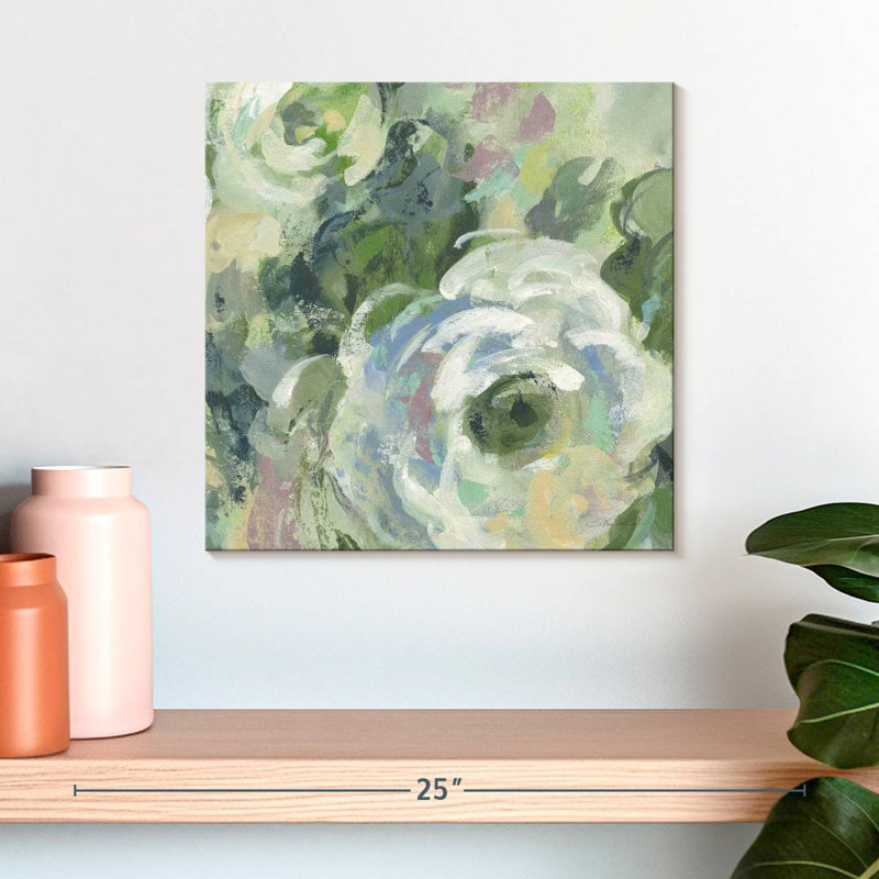 Avery, pivoines sauge et lavande I Light, H 16 po x l 16 po