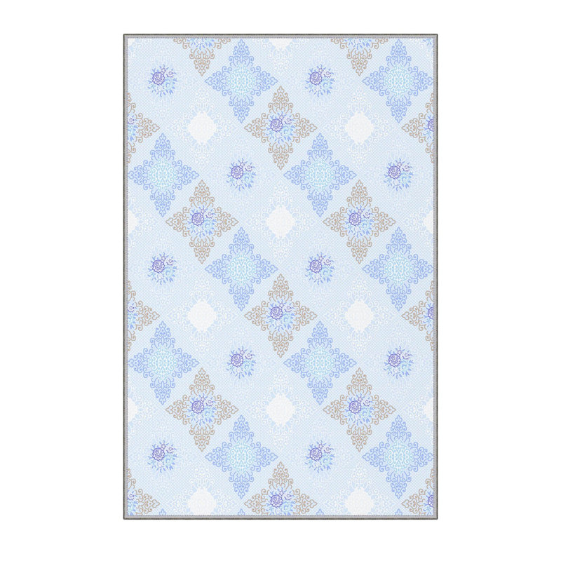 Premium Hall Carpet, 100% Polyester, 39.4 x 59.1 inches | 8 mm Pile Height, 650 g/m² | Antibacterial, Non-Slip PVC Felt Dot Underside, Machine Washable | 3D Digital Print, Durable & Stylish for Home Decor