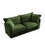 Canapé moderne à 2 places avec housse pour canapé de salon, canapé 2 places, canapé à assise profonde en chenille simple avec coussin rembourré et housse amovible, canapé confortable pour petit espace, appartement, vert-129680123