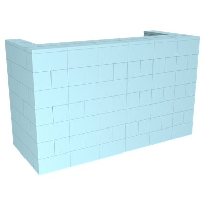 EverBlock 72" Wide Classic Bar and Counter Kit